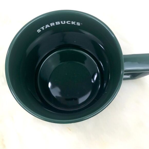 Starbucks Holiday 2022 Venetian Forest Marble Forest Green Ceramic Mug - Picture 14 of 16